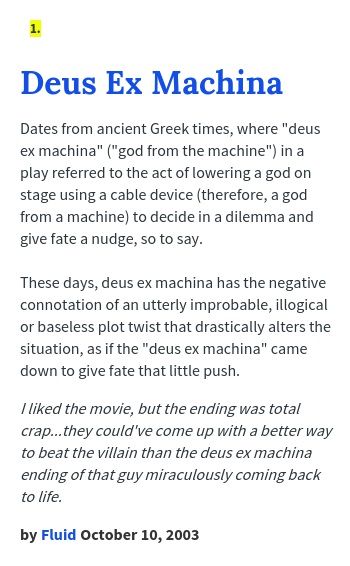 Deus ex machina translation